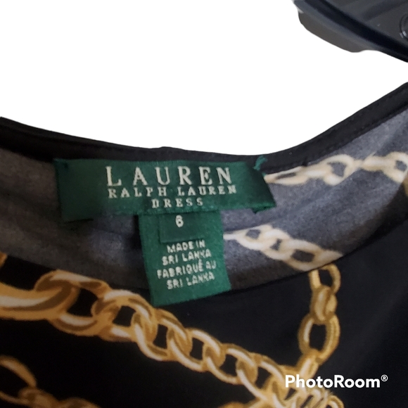 Lauren ralph lauren bridle equestrian 3/4 sleeve above the knee dress size 6 - Picture 5 of 10